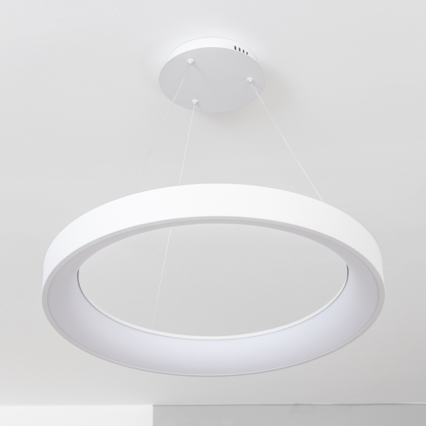Brilagi - Dimbare LED-pendellamp aan kabel FALCON II LED/99W/230V 3000-6500K Ø 60 cm wit + afstandsbediening