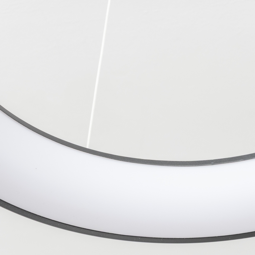 Brilagi - LED dimbare hanglamp met kabelophanging FALCON II LED/99W/230V 3000-6500K Ø 60 cm zwart + afstandsbediening