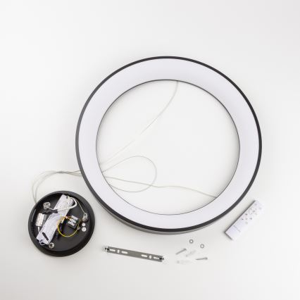 Brilagi - LED dimbare hanglamp met kabelophanging FALCON II LED/99W/230V 3000-6500K Ø 60 cm zwart + afstandsbediening