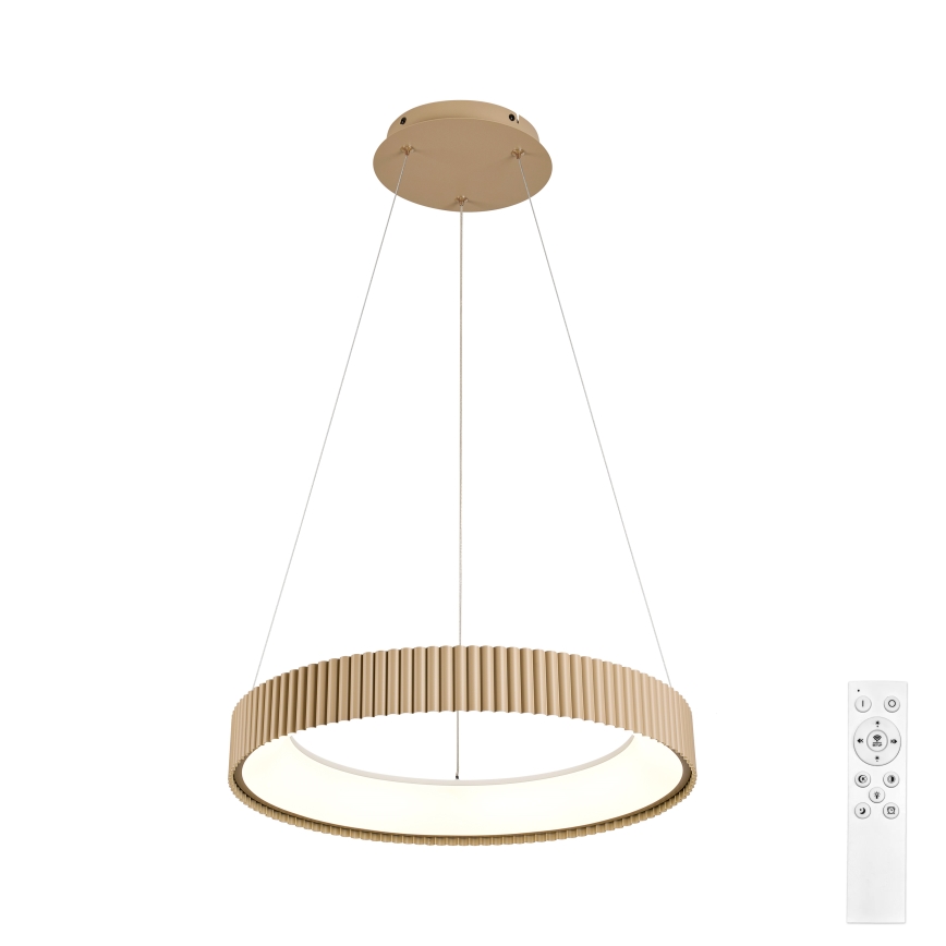 Brilagi - dimbare LED-hanglamp met kabel FALCON MODERN LED/30W/230V 3000-6500K 40 cm beige + afstandsbediening