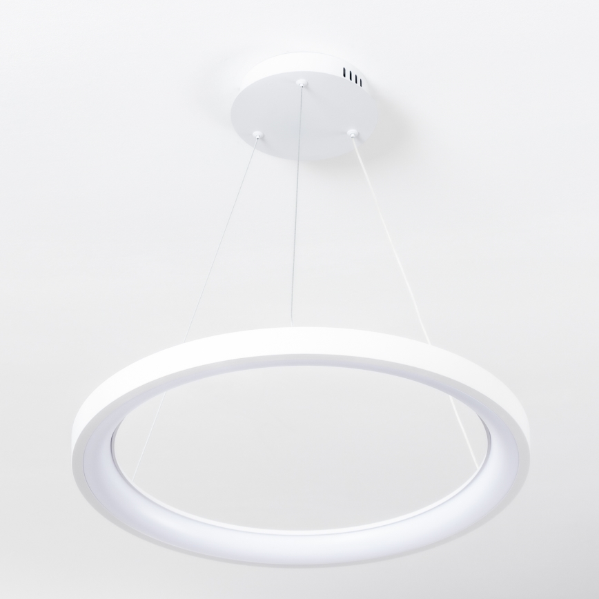 Brilagi - Dimbare LED-pendellamp aan kabel FALCON SLIM LED/42W/230V 3000-6500K Ø 50 cm wit + afstandsbediening