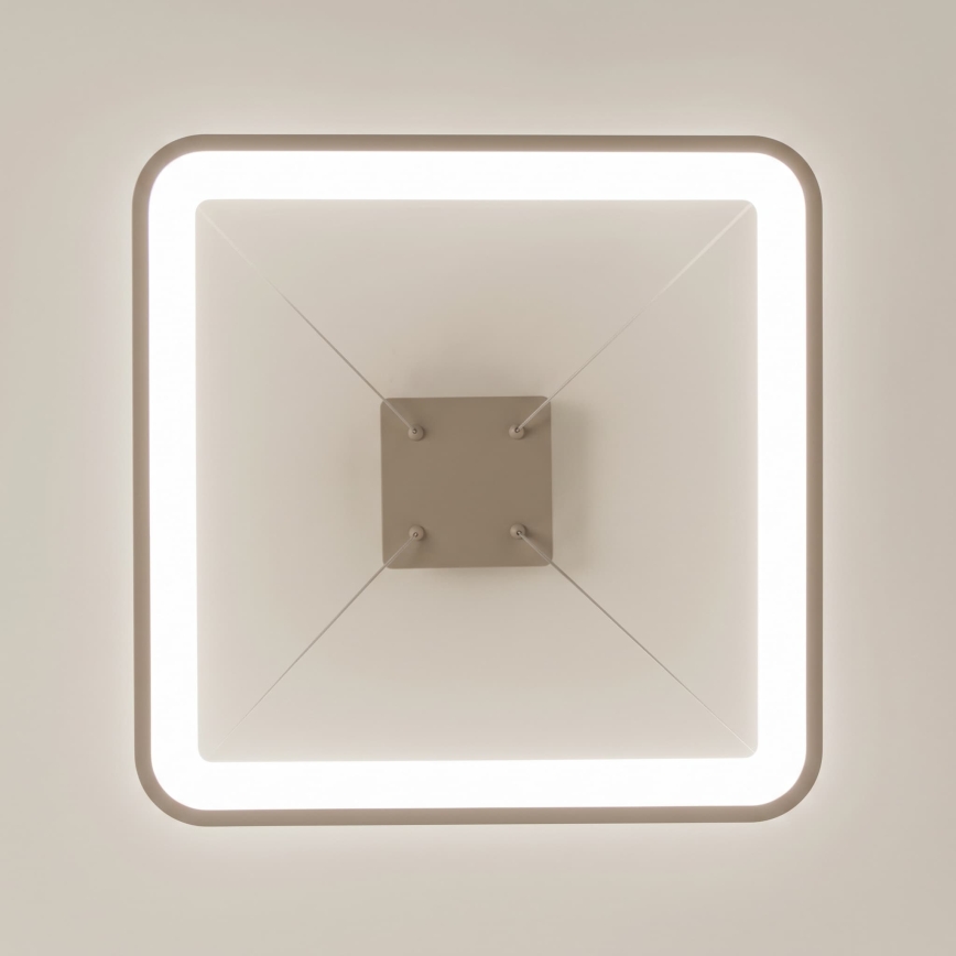 BRILAGI - dimbare LED-hanglamp aan kabel FALCON SLIM LED/50W/230V 3000-6500K 50x50 cm beige + afstandsbediening