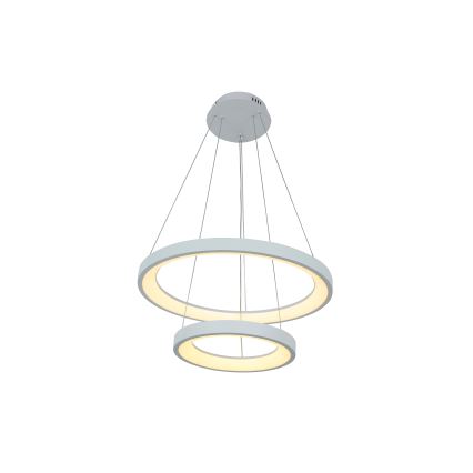 Brilagi - LED dimbare hanglamp aan ophangkabel FALCON SLIM LED/68W/230V 3000-6500K Ø 50 cm wit + afstandsbediening