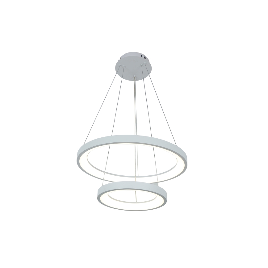 Brilagi - LED dimbare hanglamp aan ophangkabel FALCON SLIM LED/68W/230V 3000-6500K Ø 50 cm wit + afstandsbediening