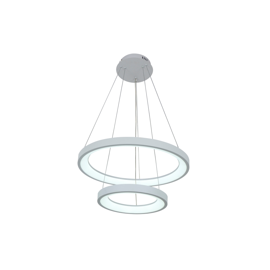 Brilagi - LED dimbare hanglamp aan ophangkabel FALCON SLIM LED/68W/230V 3000-6500K Ø 50 cm wit + afstandsbediening