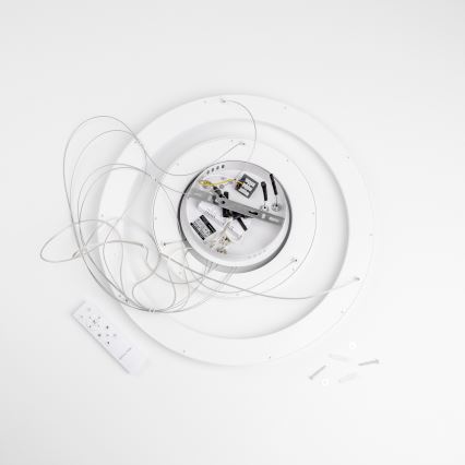 Brilagi - LED dimbare hanglamp aan ophangkabel FALCON SLIM LED/68W/230V 3000-6500K Ø 50 cm wit + afstandsbediening