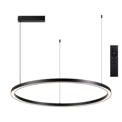 Brilagi - Dimbare LED-kabelhanglamp PORTOFINO LED/60W/230V 3000-6000K Ø 80 cm zwart + afstandsbediening