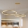 Brilagi - Dimbare LED-hanglamp aan kabel PORTOFINO LED/98W/230V 3000-6000K goudkleurig + afstandsbediening