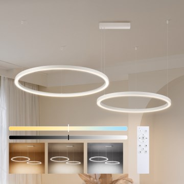 Brilagi - Dimbare LED-hanglamp aan kabel PORTOFINO LED/98W/230V 3000-6000K wit + afstandsbediening