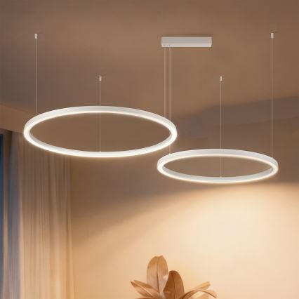 Brilagi - Dimbare LED-hanglamp aan kabel PORTOFINO LED/98W/230V 3000-6000K wit + afstandsbediening