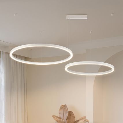 Brilagi - Dimbare LED-hanglamp aan kabel PORTOFINO LED/98W/230V 3000-6000K wit + afstandsbediening