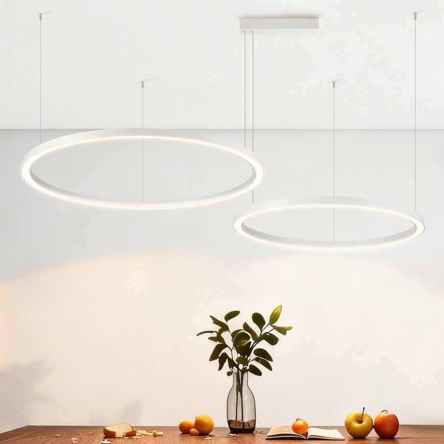 Brilagi - Dimbare LED-hanglamp aan kabel PORTOFINO LED/98W/230V 3000-6000K wit + afstandsbediening