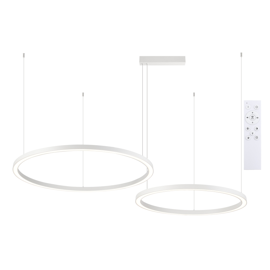 Brilagi - Dimbare LED-hanglamp aan kabel PORTOFINO LED/98W/230V 3000-6000K wit + afstandsbediening