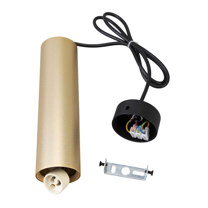 Brilagi - Dimbare hanglamp aan kabel SELE 1xGU10/6W/230V 3000K zwart/goud