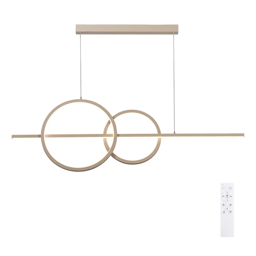 BRILAGI - Dimbare LED-hanglamp aan kabel SIGNATURE LED/53W/230V 3000-6000K 120 cm beige + afstandsbediening