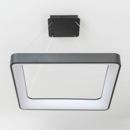 Brilagi - LED-dimbare hanglamp met kabel FALCON II LED/125W/230V 3000-6500K 60x60 cm zwart + afstandsbediening