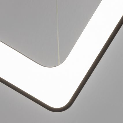 Brilagi - LED-dimbare hanglamp met kabel FALCON II LED/125W/230V 3000-6500K 60x60 cm zwart + afstandsbediening