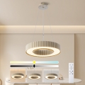 Brilagi - Dimbare LED-hanglamp LUMIX LED/48W/230V 3000–6000K beige Ø 50 cm + afstandsbediening