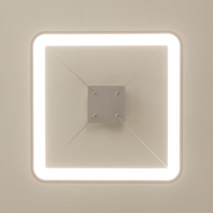 Brilagi - LED dimbare hanglamp aan kabel FALCON SLIM LED/50W/230V 3000-6500K 50x50 cm wit + afstandsbediening