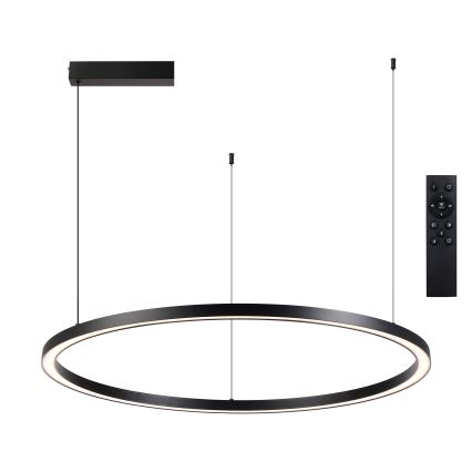 Brilagi - LED-dimbare hanglamp met kabel PORTOFINO LED/98W/230V 3000-6000K zwart + afstandsbediening