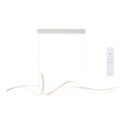 Brilagi - Dimbare hanglamp aan kabel SIGNATURE LED/55W/230V 3000-6000K 120x23 cm wit + afstandsbediening