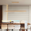 Brilagi - Dimbare LED-hanglamp met kabelophanging OAK SMART LED/30W/230V Wi-Fi Tuya eik + afstandsbediening