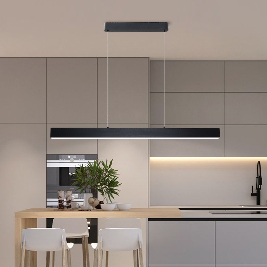 Brilagi - Dimbare LED hanglamp aan een koord SLEEKLINE SMART LED/40W/230V 3000-6000K Wi-Fi Tuya zwart + afstandsbediening