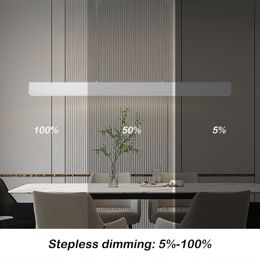 Brilagi - Dimbare LED hanglamp aan een koord SLEEKLINE SMART LED/40W/230V 3000-6000K Wi-Fi Tuya wit + afstandsbediening