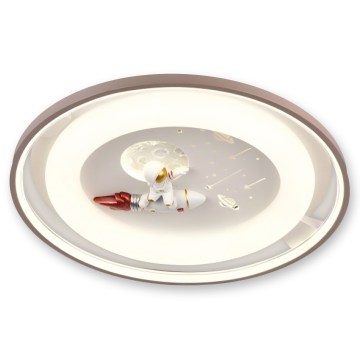 BRILAGI - Dimbare LED-kinderplafondlamp ASTRO LED/75W/230V 3000-6000K Ø 50 cm + met afstandsbediening