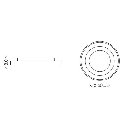 BRILAGI - Dimbare LED-kinderplafondlamp ASTRO LED/75W/230V 3000-6000K Ø 50 cm + met afstandsbediening