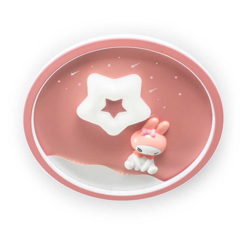 Brilagi - dimbare LED plafondlamp voor kinderen BUNNY LED/83W/230V 3000-6000K Ø 49 cm + afstandsbediening