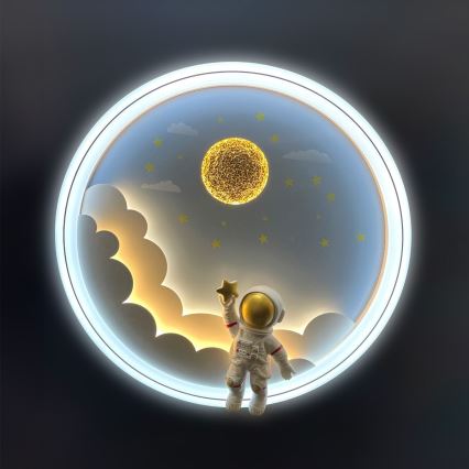 Brilagi - Dimbare LED-kinderplafondlamp LED/42W/230V 3000/5700K astronaut