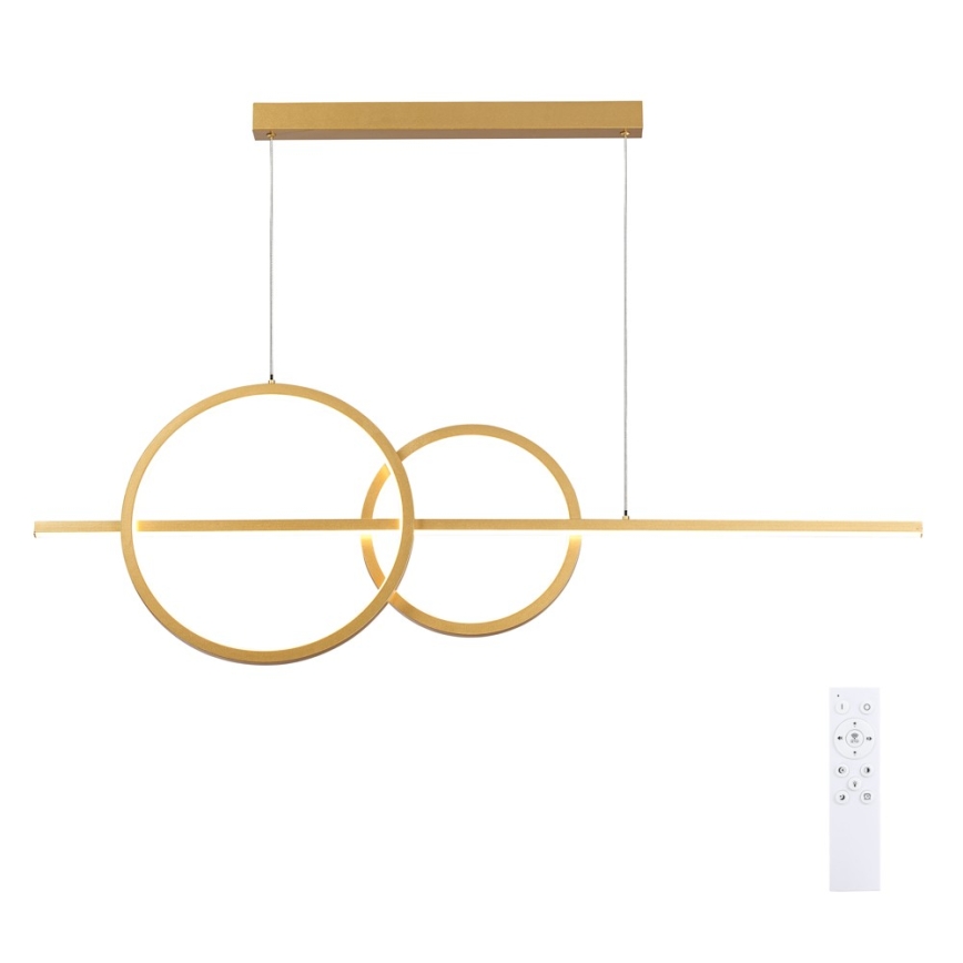 BRILAGI - LED dimbare hanglamp aan kabel SIGNATURE LED/53W/230V 3000-6000K 120 cm goudkleurig + afstandsbediening