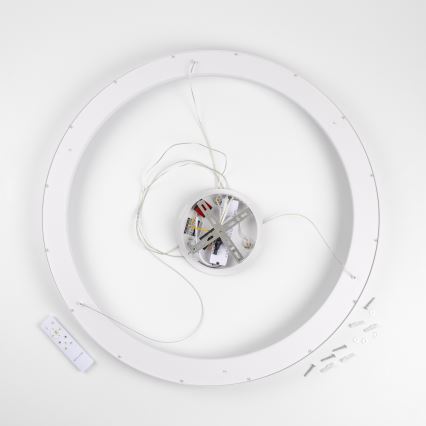 Brilagi - LED-dimbare hanglamp aan kabel FALCON II LED/108W/230V 3000-6500K Ø 80 cm wit + afstandsbediening