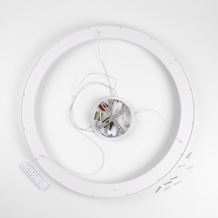 Brilagi - LED-dimbare hanglamp aan kabel FALCON II LED/108W/230V 3000-6500K Ø 80 cm wit + afstandsbediening