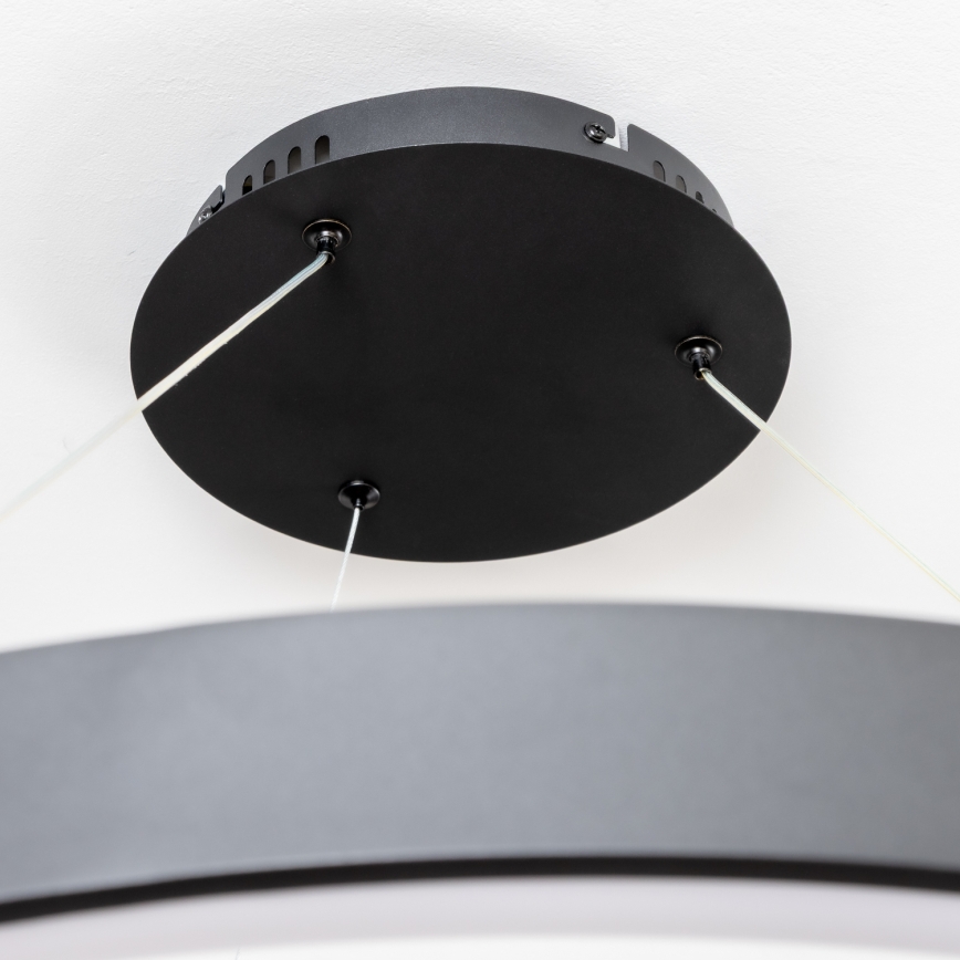 Brilagi - LED dimbare hanglamp aan kabel FALCON II LED/108W/230V 3000-6500K Ø 80 cm zwart + afstandsbediening