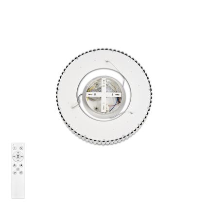 Brilagi - Dimbare LED-pendellamp FALCON MODERN LED/30W/230V 3000-6000K Ø 40 cm wit + afstandsbediening