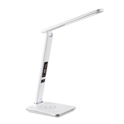 Brilagi - Dimbare LED-tafellamp met draadloos QI-opladen en USB REGINA LED/8,5W/230V wit