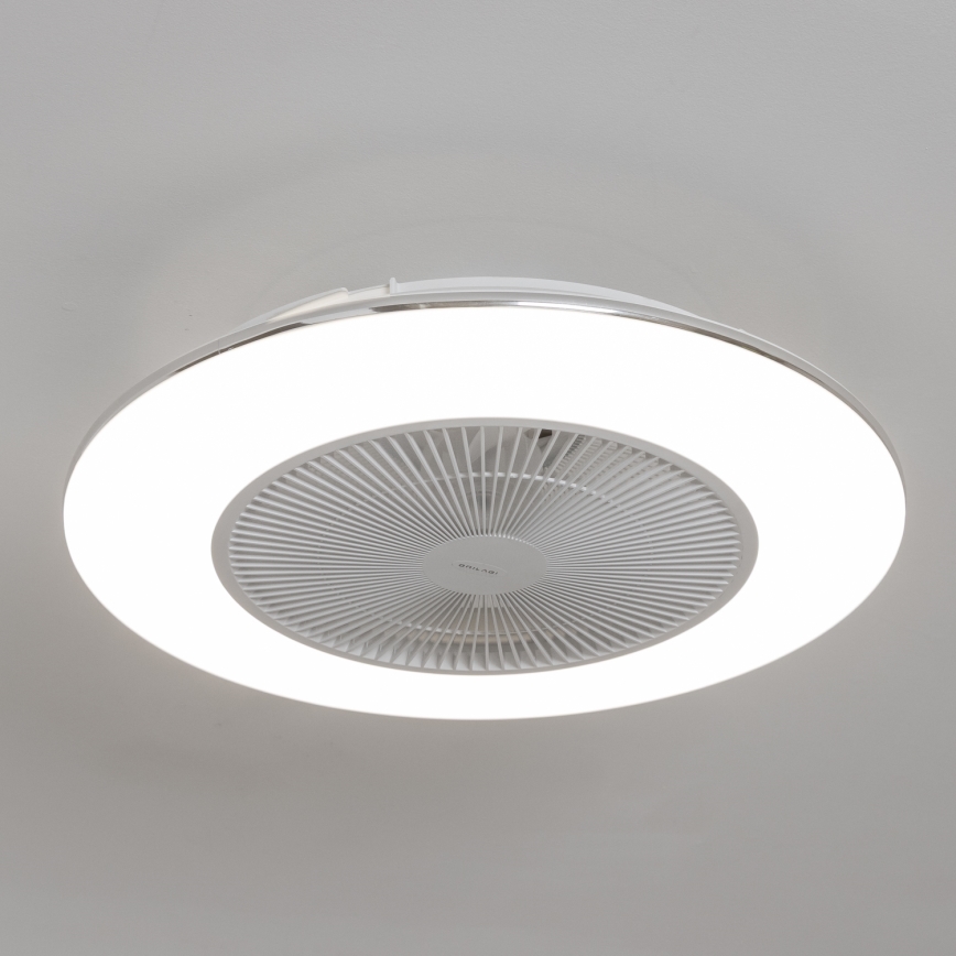 Brilagi - Dimbare LED Lamp met Ventilator AURA LED/38W/230V 3000-6000K wit + afstandsbediening