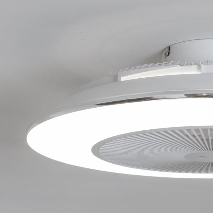 Brilagi - Dimbare LED Lamp met Ventilator AURA LED/38W/230V 3000-6000K wit + afstandsbediening
