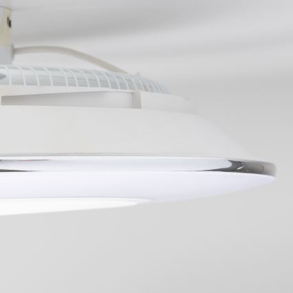 Brilagi - Dimbare LED Lamp met Ventilator AURA LED/38W/230V 3000-6000K wit + afstandsbediening