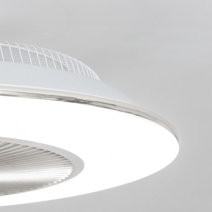 Brilagi - Dimbare LED Lamp met Ventilator AURA LED/38W/230V 3000-6000K zilver + afstandsbediening