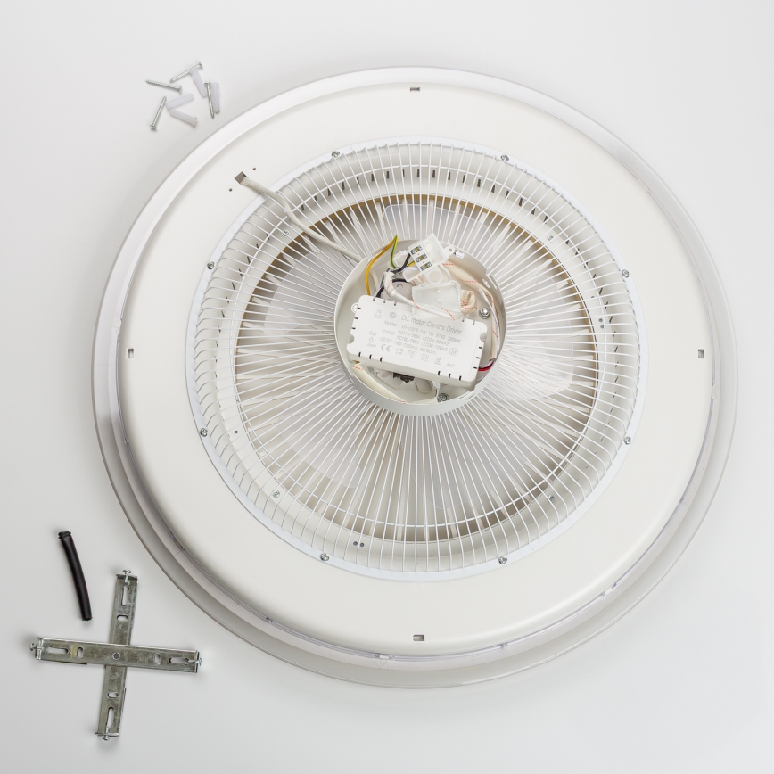 Brilagi - Dimbare LED Lamp met Ventilator RONDA LED/48W/230V 3000-6000K wit + afstandsbediening