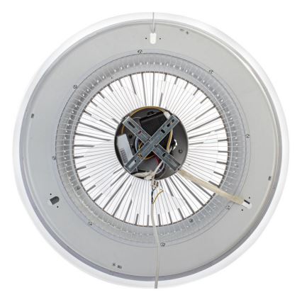 Brilagi - Dimbare LED Lamp met Ventilator RONDA LED/48W/230V 3000-6000K wit + afstandsbediening