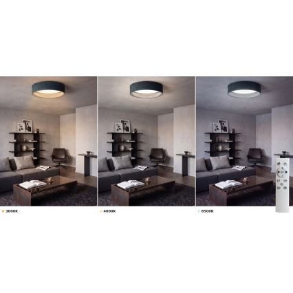 Brilagi - LED dimbare plafondlamp VELVET SMART VARI LED/24W/230V 3000-6500K Ø 45 cm groen + afstandsbediening