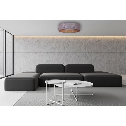 Brilagi - Dimbare LED Plafondlamp VELVET SMART LED/36W/230V d. 55 cm 2700-6500K Wi-Fi Tuya grijs/goud + afstandsbediening