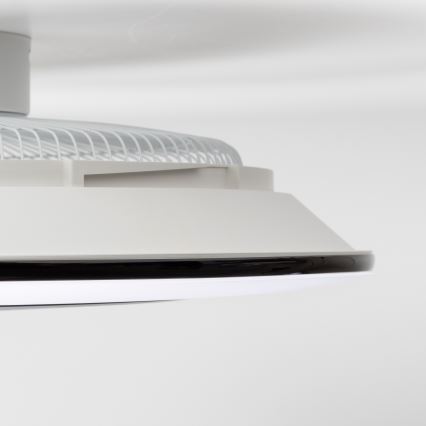 Brilagi - Dimbare LED Lamp met Ventilator AURA LED/38W/230V 3000-6000K zwart + afstandsbediening