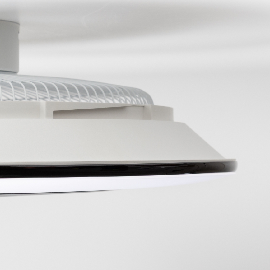 Brilagi - Dimbare LED Lamp met Ventilator AURA LED/38W/230V 3000-6000K zwart + afstandsbediening