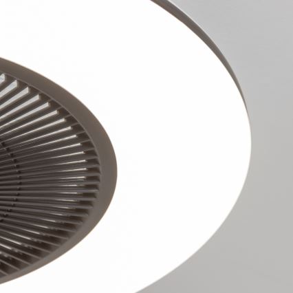 Brilagi - Dimbare LED Lamp met Ventilator AURA LED/38W/230V 3000-6000K zwart + afstandsbediening