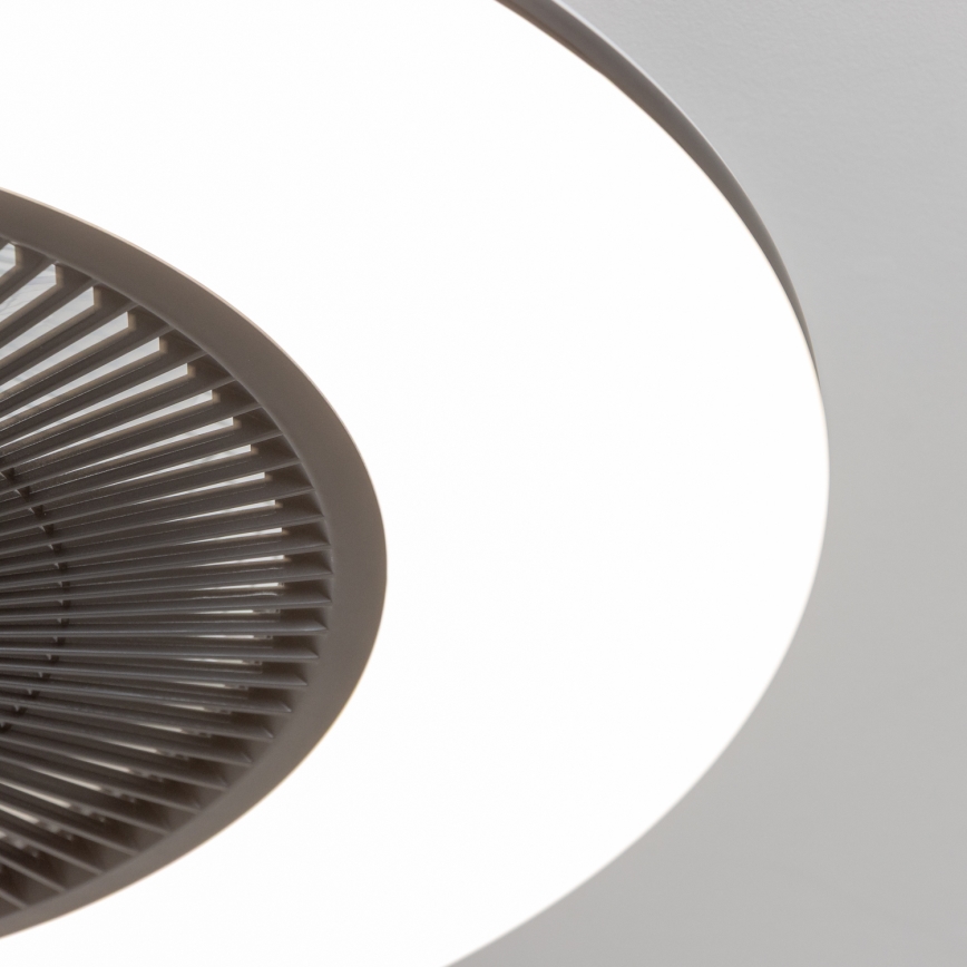 Brilagi - Dimbare LED Lamp met Ventilator AURA LED/38W/230V 3000-6000K zwart + afstandsbediening